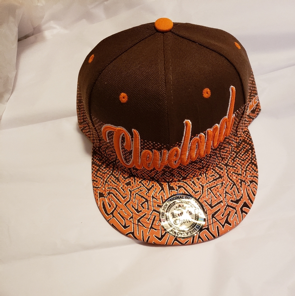Kings Choice Cleveland Browns snapback hat (lot of 3 brand new hats)